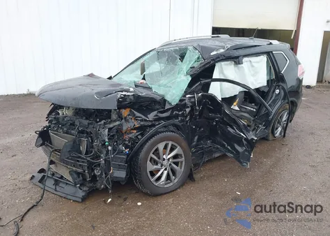 2016 Nissan Rogue Sl from USA, damaged, VIN KNMAT2MV0GP719327